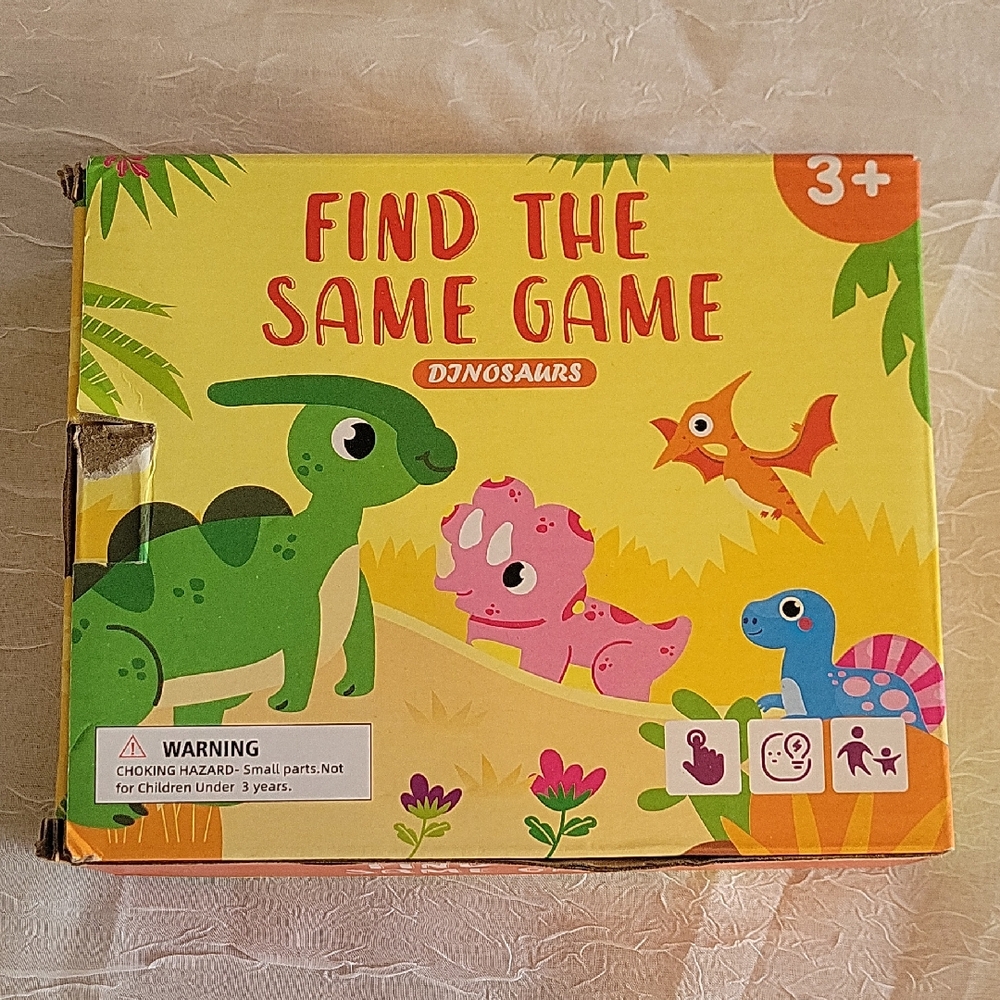 Wood toy for toddler Game! Find the Same - Dinosaurs - Picture 8 of 8